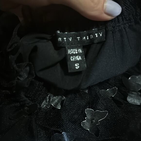 Sheer Sleeve 3D Butterfly Babydoll Whimsigoth Dark Romantic Dress Womens S - Picture 9 of 9